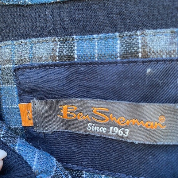 Ben Sherman Button/Zip Neck Long Sleeve Pullover Sweatshirt Sweater Size XLarge - Picture 8 of 8